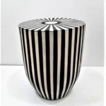 Bone Inlay Side Table