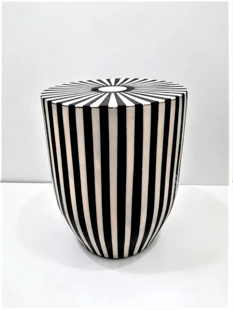 BONE IN LAY 8 Bone Inlay Side Table - Image 1