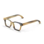 Unisex Buffalo Horn Eyeglass Frame