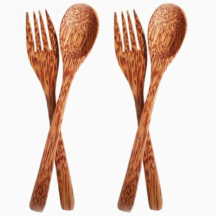 Thenga Coconut Wooden Spoon & Fork