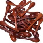 Small Wooden Salt Spoon Set