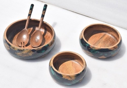 WD B 1 Wooden Bowl SET - Image 1