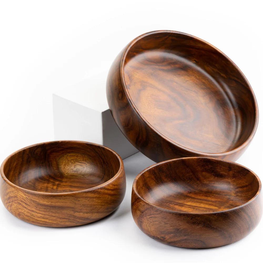 WD B 2 BARO WOODEN BOWL - Image 1