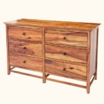 Edmond Sheesham Wood 6-Drawer Bedroom Chest