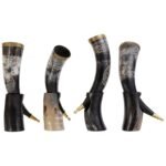 Premium Celtic Engraved Horn Mug Collection