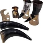 Luxury Buffalo Horn Drinking Cup Set