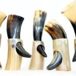 Premium Buffalo Horn Decorative Vase Set