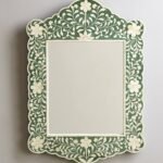 bone in lay wall mirror