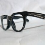 Black Buffalo Horn Designer Eyeglass Frame