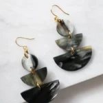 Buffalo Horn Drop Earrings