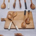 resin and Wooden Spoon Set