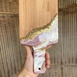 resin and wooden chooping board