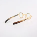 Handmade Round Horn Glasses: Vintage Style Frames - Image 3